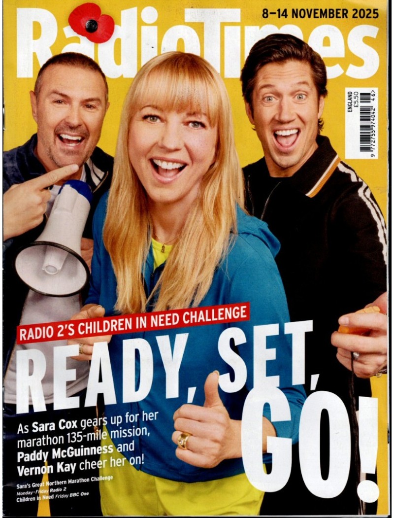 Radio Times Magazine 8th November 2025