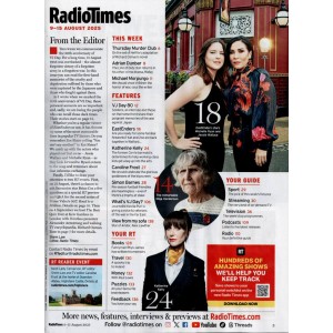 Radio Times Magazine 9th August 2025