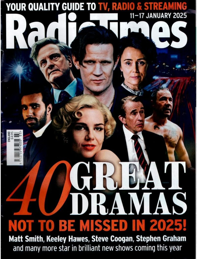 Radio Times Magazine 11th Januay 2025
