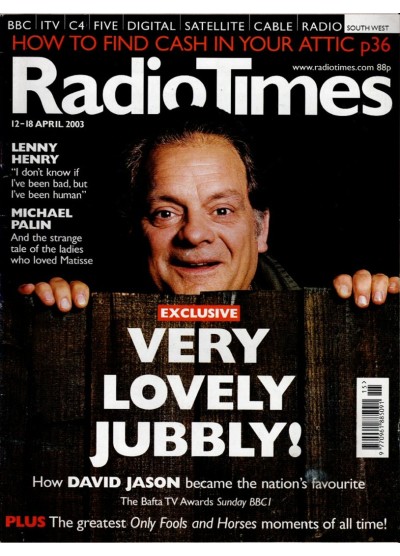 Radio Times Magazine 12th April 2003 Radio Times Magazine 12th April 2003