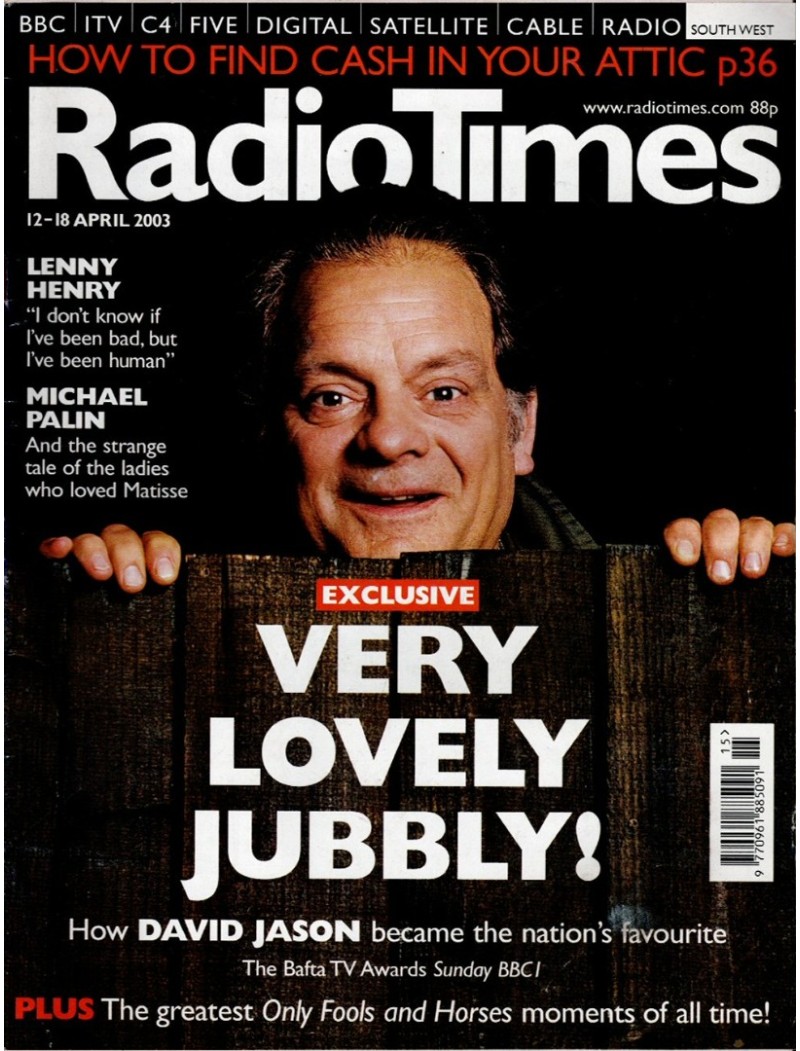 Radio Times Magazine 12th April 2003
