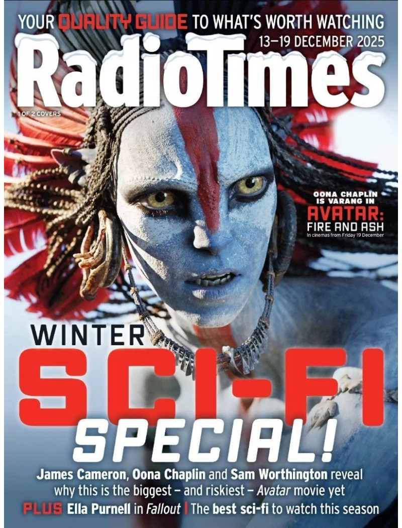 Radio Times Magazine 13th December 2025 - Cover 1 Oona Chaplin
