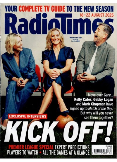 Radio Times Magazine 16th August 2025 SURANNE JONES Brian Cox Julie Delpy Ashley Thomas Hugh Dennis