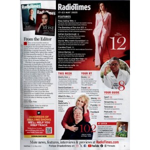 Radio Times Magazine 17th May 2025 Rose Ayling Ellis