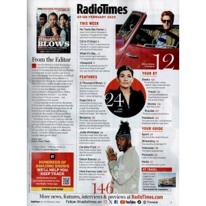 Radio Times Magazine 22nd February 2025