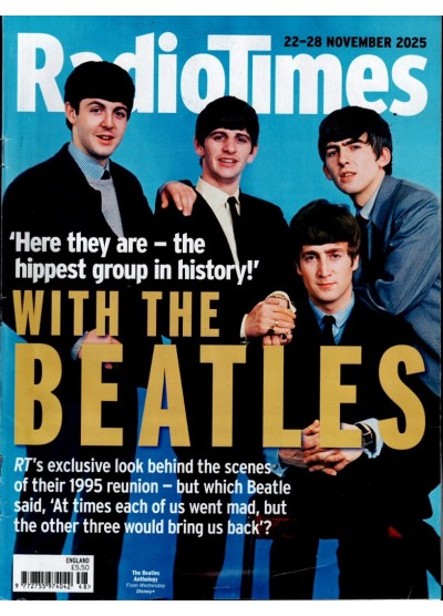 Radio Times Magazine 22nd November 2025 The Beatles Radio Times Magazine 22nd November 2025 The Beatles