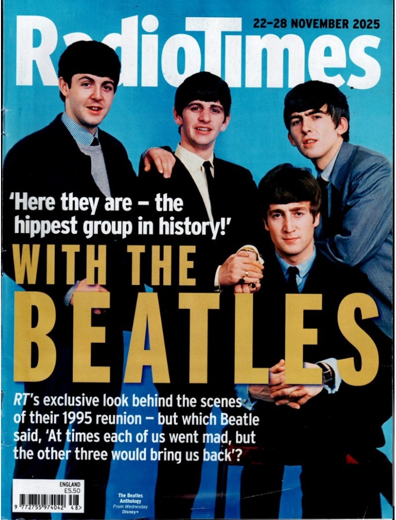 Radio Times Magazine 22nd November 2025 The Beatles