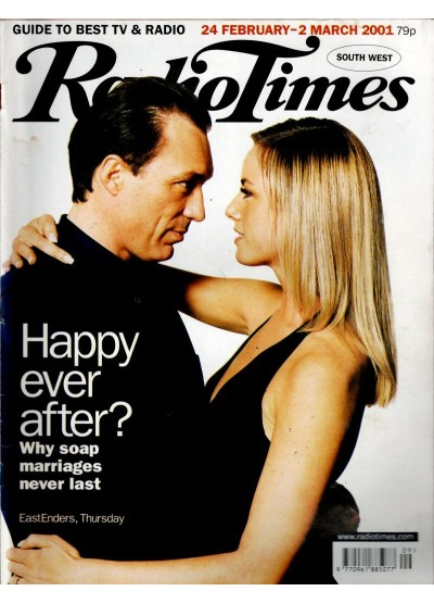 Radio Times Magazine 24th February 2001 Martin Kemp & Tamzin Outhwaite