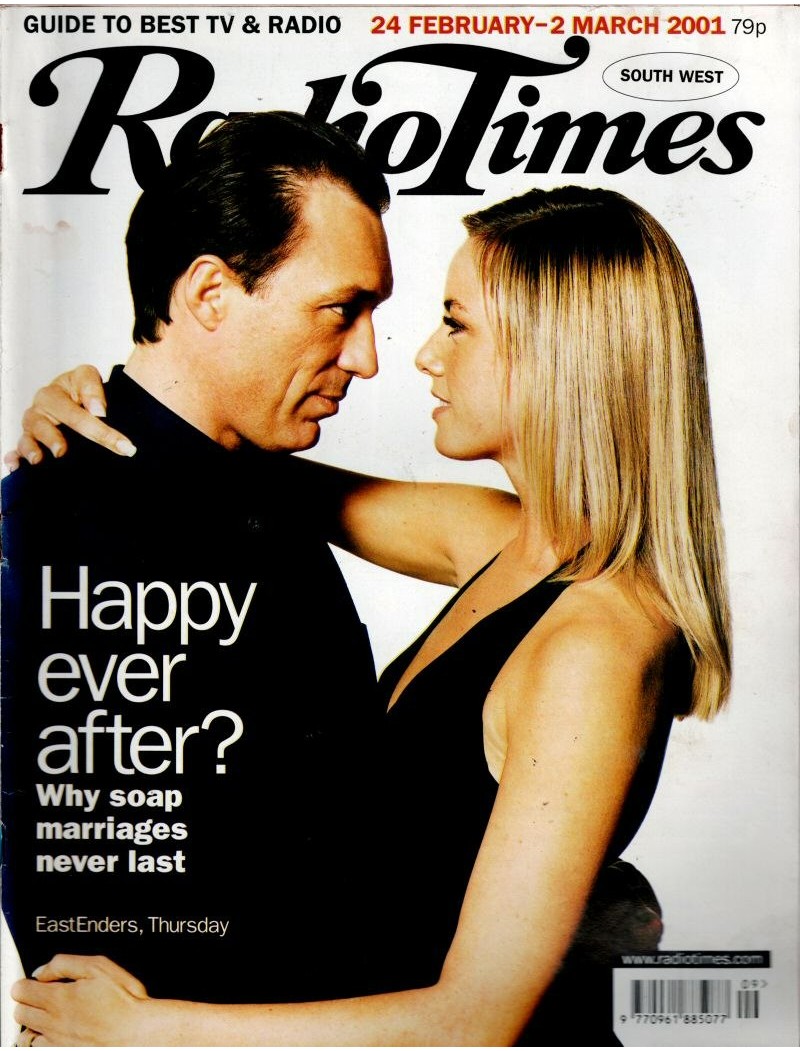 Radio Times Magazine 24th February 2001 Martin Kemp & Tamzin Outhwaite