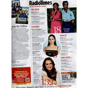 Radio Times Magazine 25th January 2025 Brooke Shields