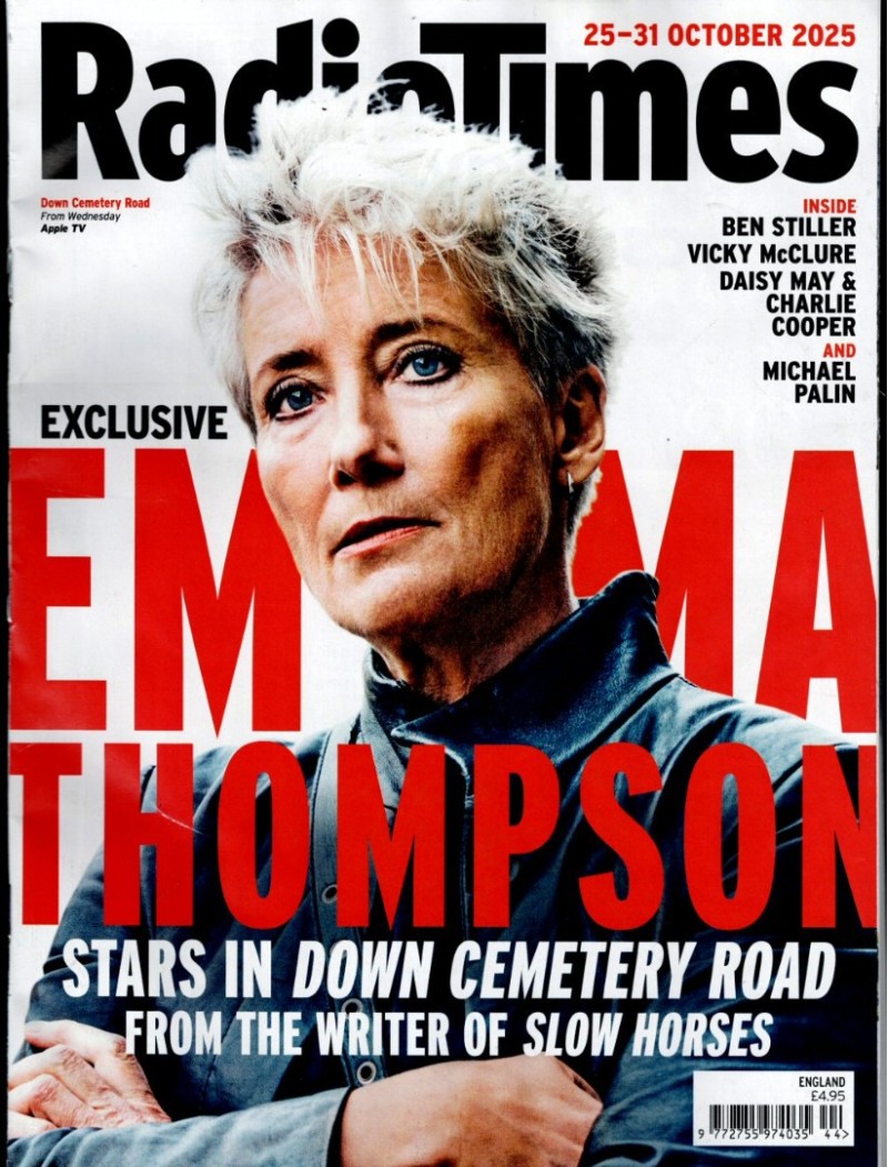 Radio Times Magazine 25th October 2025 Emma Thompson