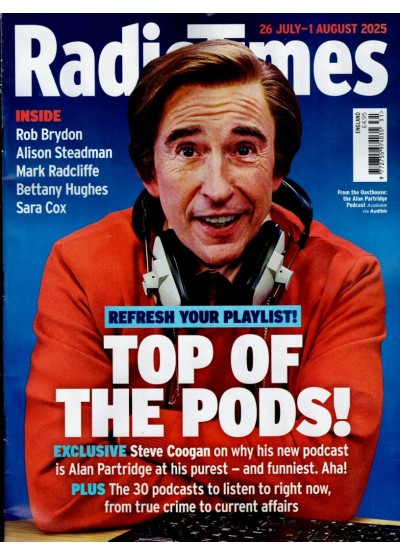 Radio Times Magazine 26th July 2025 Steve Coogan
