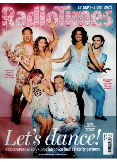 Radio Times Magazine 27th September 2025 Strictly Come Dancing Radio Times Magazine 27th September 2025 Strictly Come Dancing