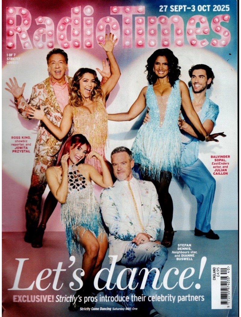 Radio Times Magazine 27th September 2025 Strictly Come Dancing