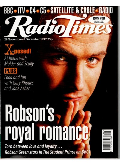 Radio Times Magazine 29th November 1997 Robson Green