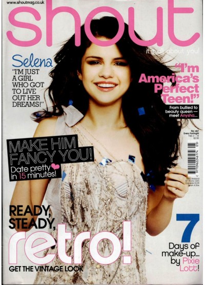 Shout Magazine 2nd February 2011 Selena Gomez