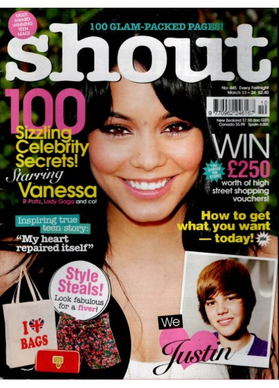 Shout Magazine 11th March 2010 Vanessa