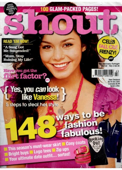 Shout Magazine 22nd October 2009 