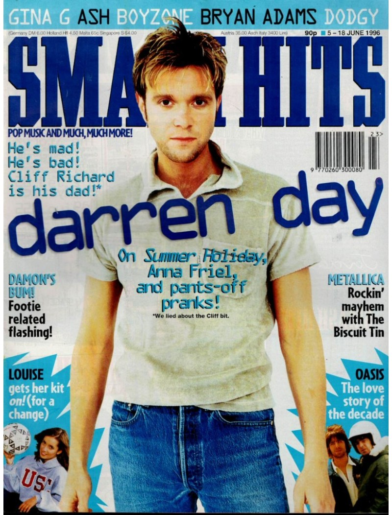 Smash Hits Magazine 5th June 1996