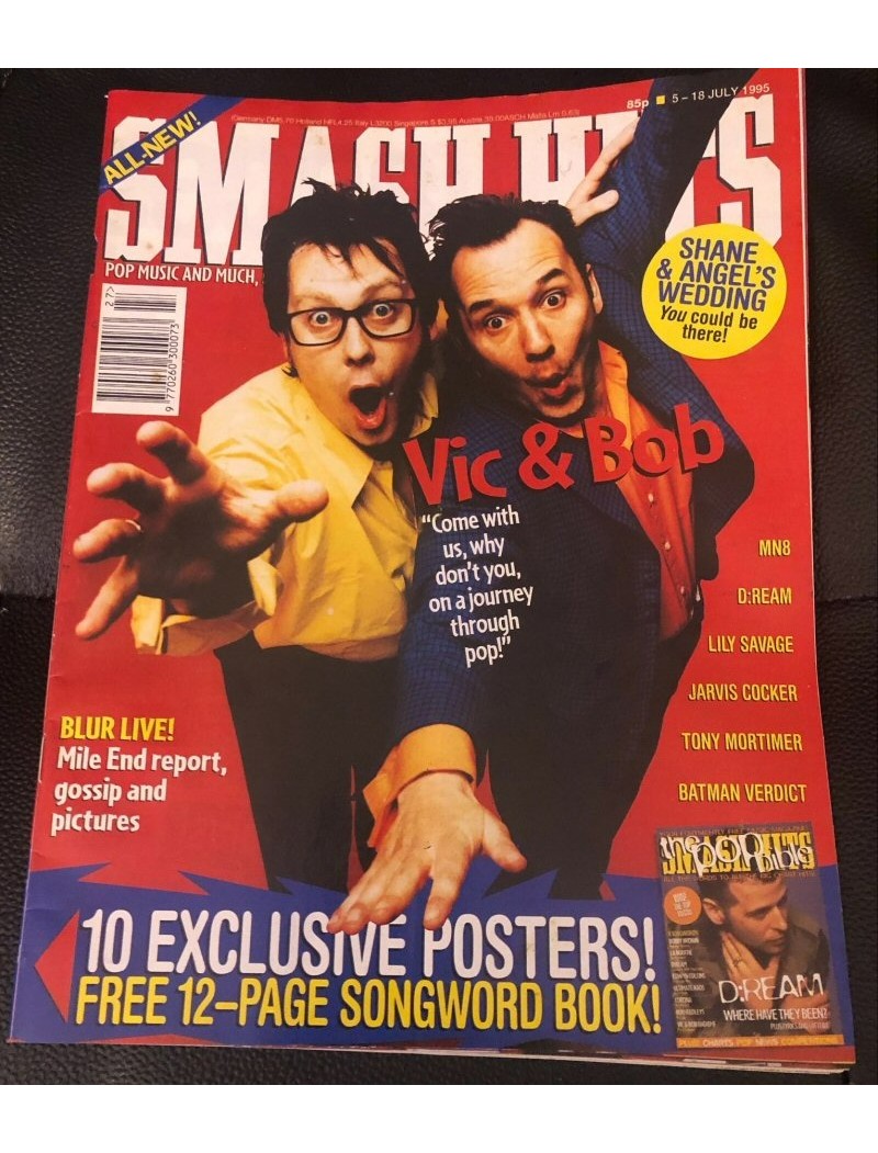 Smash Hits Magazine 5th July 1995 Vic Reeves & Bob Mortimer 