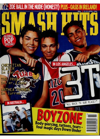 Smash Hits Magazine 10th April 1996