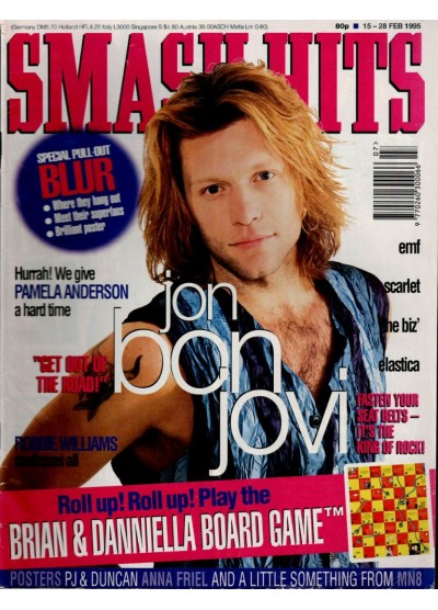 Smash Hits Magazine 15th February 1995