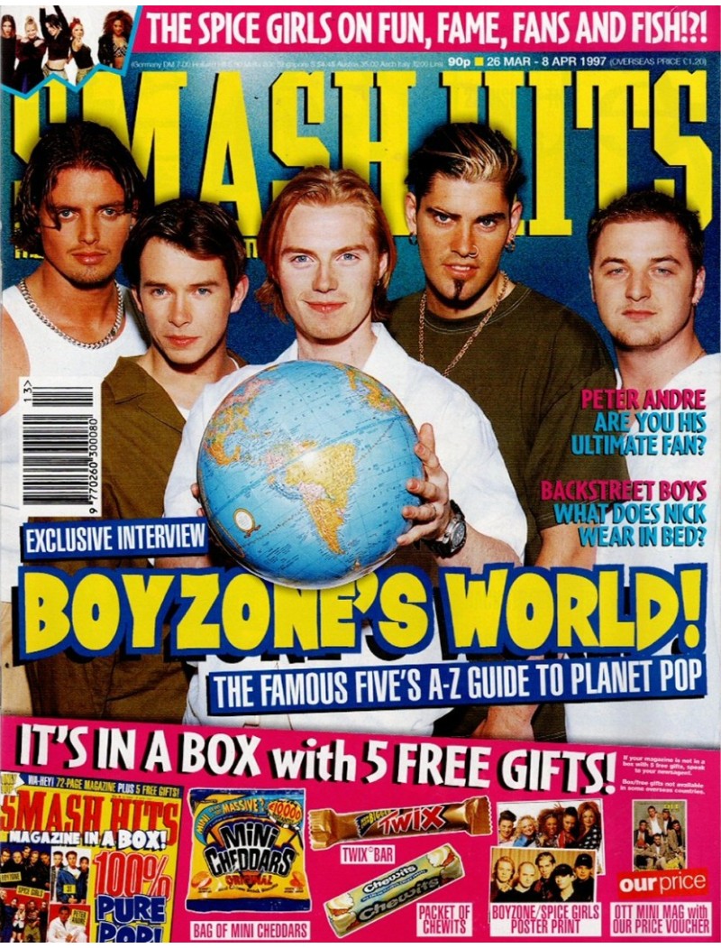 Smash Hits Magazine 26th March 1997 