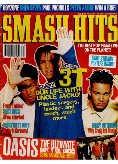 Smash Hits Magazine 28th August 1996