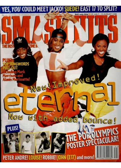 Smash Hits Magazine 31st July 1996 Eternal