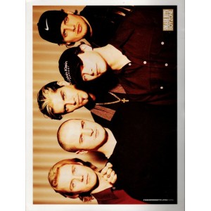 Spice Girls & Boyzone A4 Promotional Card