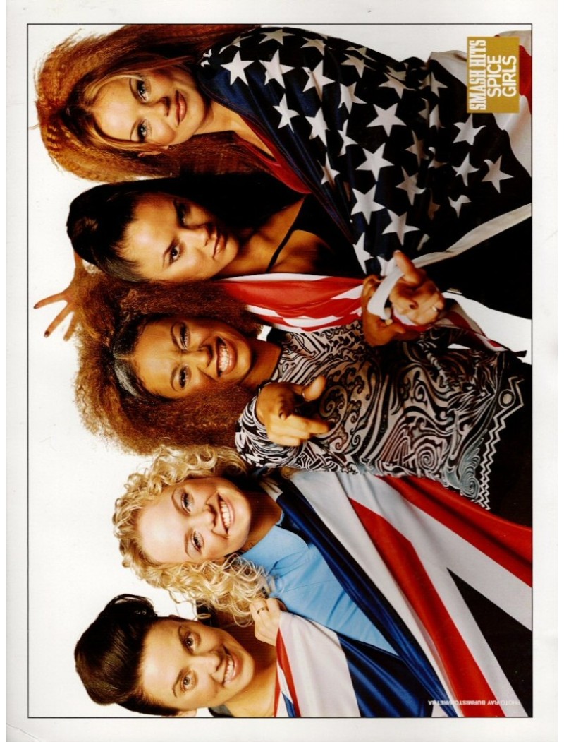 Spice Girls & Boyzone A4 Promotional Card