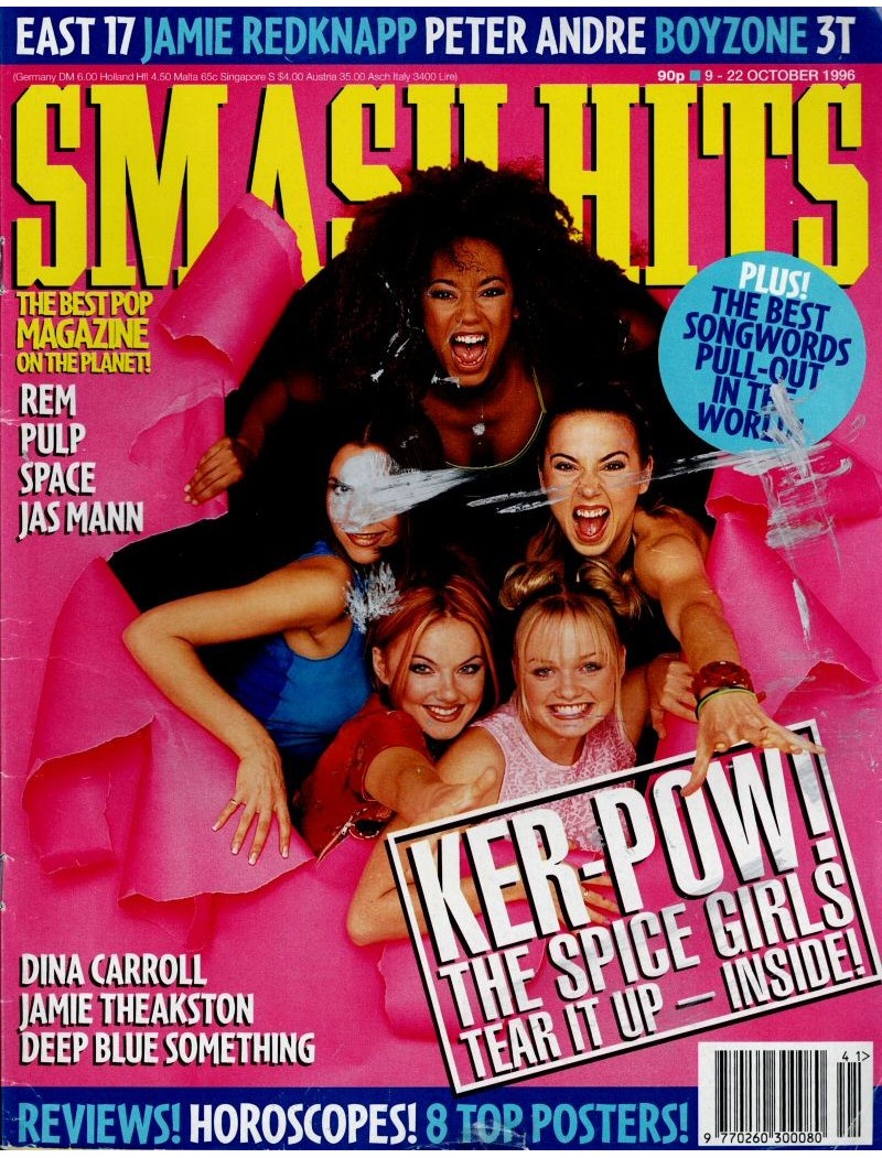 Smash Hits Magazine 9th October 1996