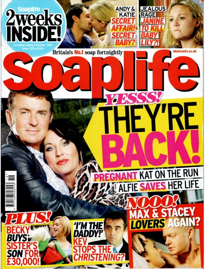 Soaplife Magazine Issue 233 1st October 2010 Soaplife Magazine Issue 233 1st October 2010