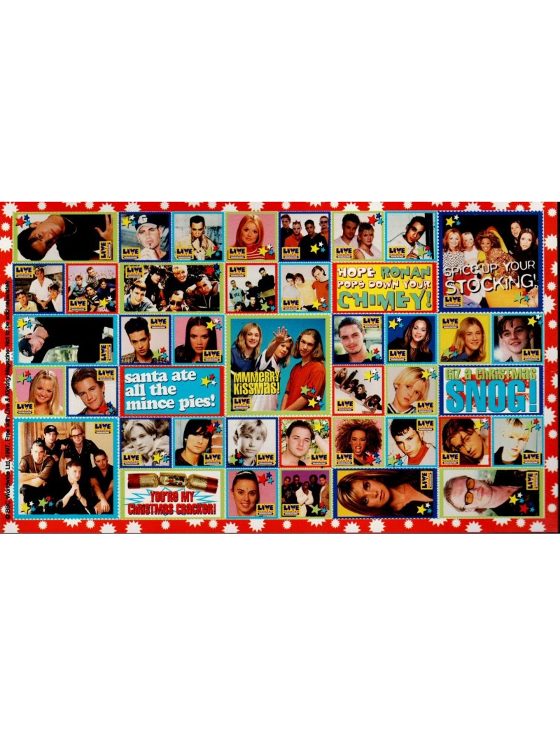 Sticker Sheet August 1997 Xmas Gift Stickers