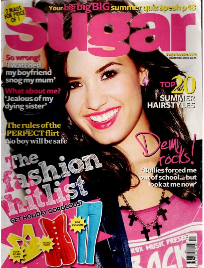 Sugar Magazine September 2009 Demi Lovato cover Sugar Magazine September 2009 Demi Lovato cover