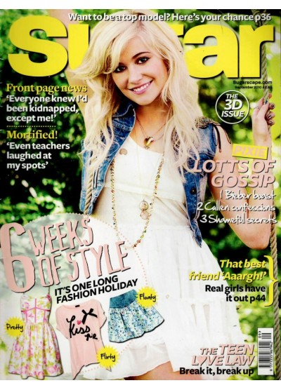 Sugar Magazine September 2010 Pixie Lott cover