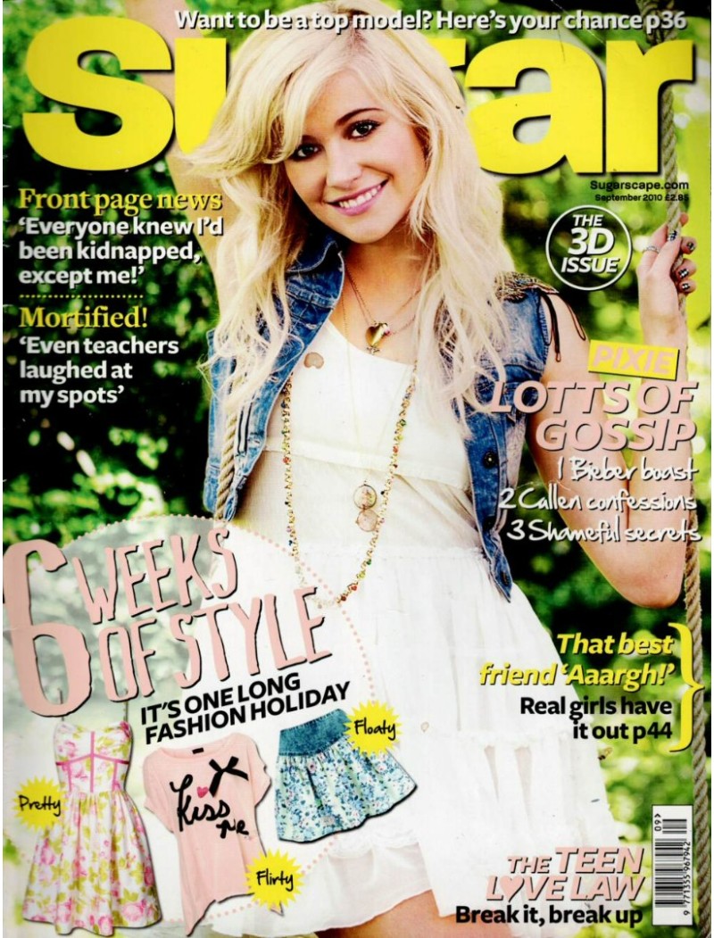 Sugar Magazine September 2010 Pixie Lott cover Sugar Magazine September 2010 Pixie Lott cover