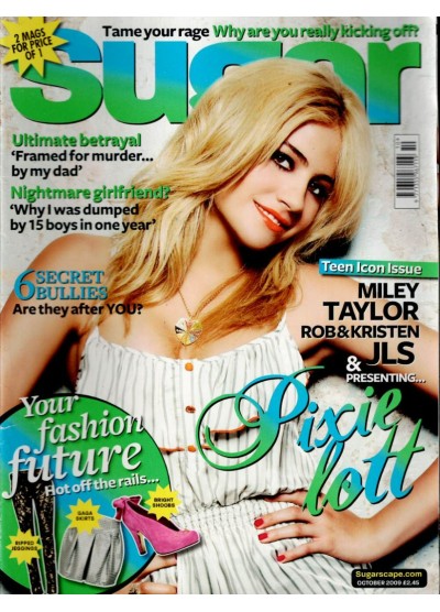 Sugar Magazine October 2009 Pixie Lott cover