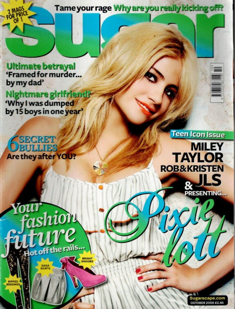 Sugar Magazine October 2009 Pixie Lott cover