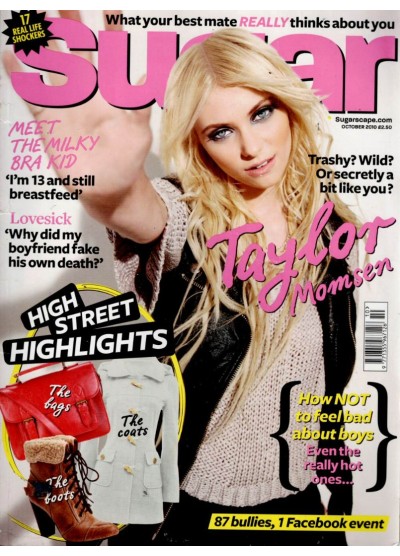 Sugar Magazine October 2010 Taylor Momsen