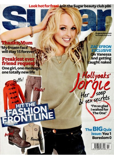 Sugar Magazine November 2010 Jorgie Porter 