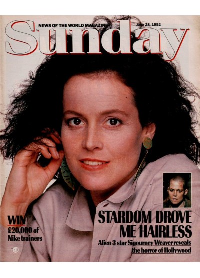 Sunday Magazine 28th June 1992 Sigourney Weaver