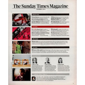 Sunday Times Magazine 3rd November 2013