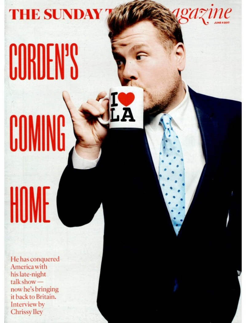Sunday Times Magazine 4th June 2017 James Corden