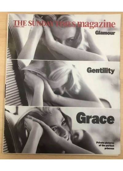 Sunday Times Magazine 4th October 1992 Grace Kelly