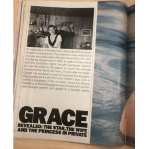 Sunday Times Magazine 4th October 1992 Grace Kelly
