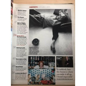 Sunday Times Magazine 7th January 2001 Kate Winslet