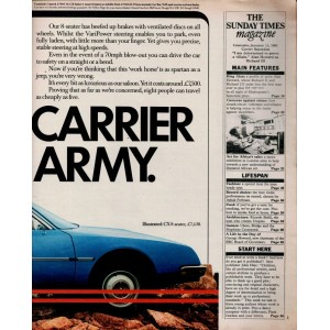 Sunday Times Magazine 11th January 1981