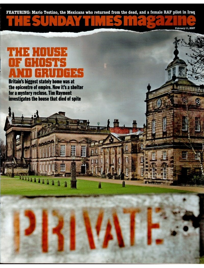 Sunday Times Magazine 11th February 2007