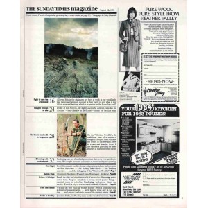 Sunday Times Magazine 12th August 1984